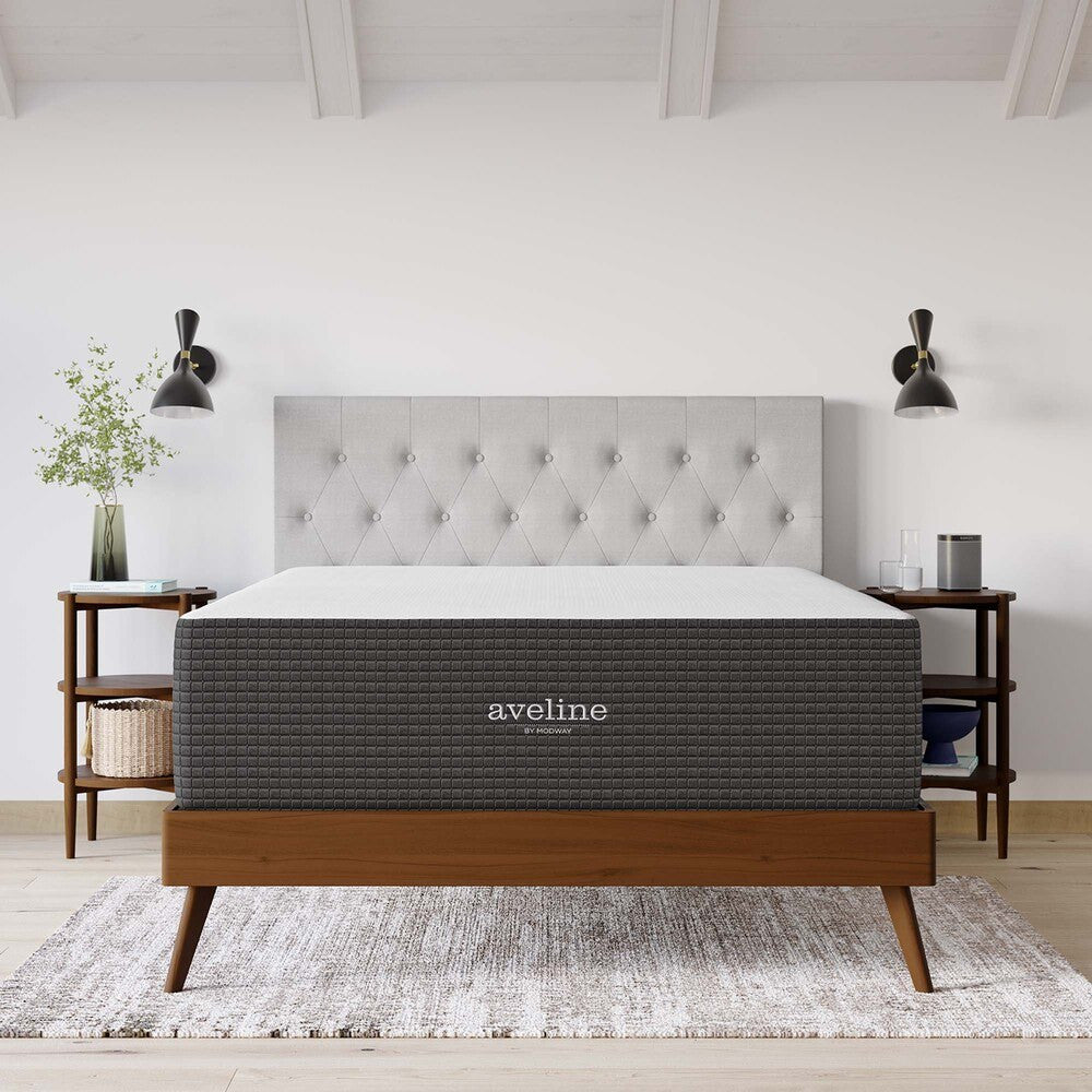 MOD-6609-WHI Aveline 16" Memory Foam King Mattress by Modway