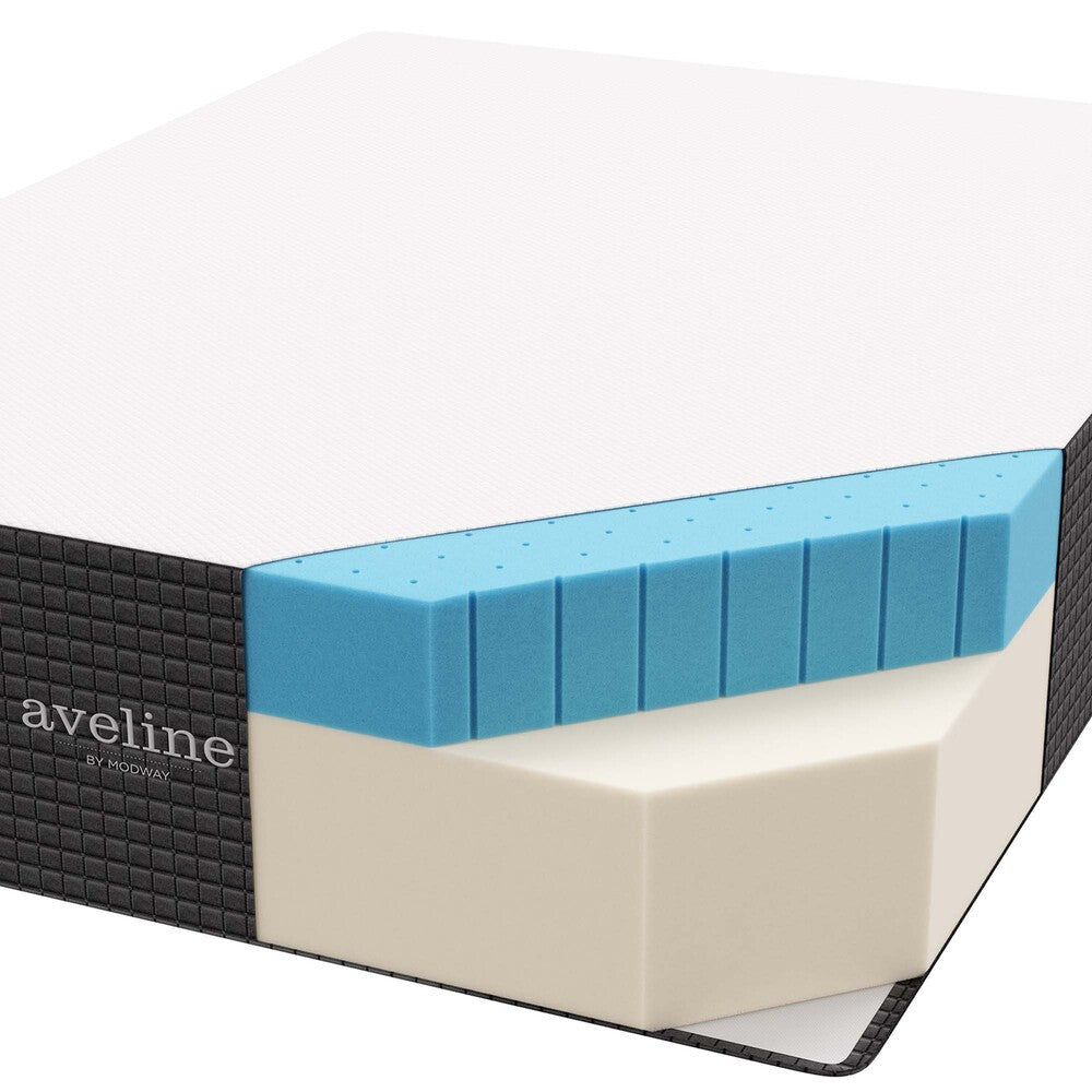 MOD-6608-WHI Aveline 16" Memory Foam Queen Mattress by Modway