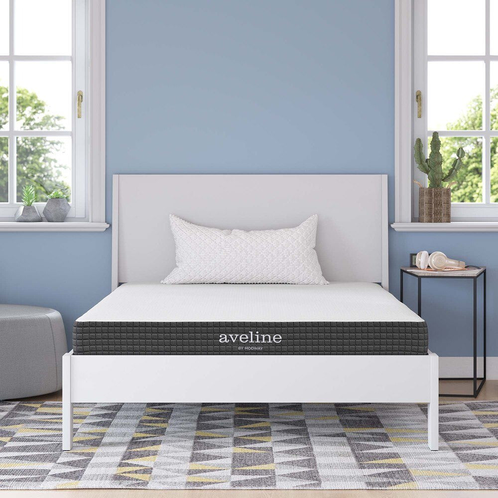 MOD-5345-WHI Aveline 6" Full Mattress by Modway