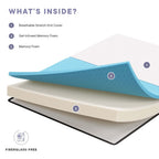 MOD-5491-WHI Aveline 6" King Mattress by Modway