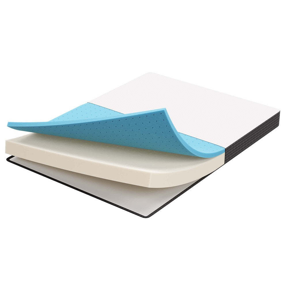 MOD-6137-WHI Aveline 6" Narrow Twin Mattress by Modway