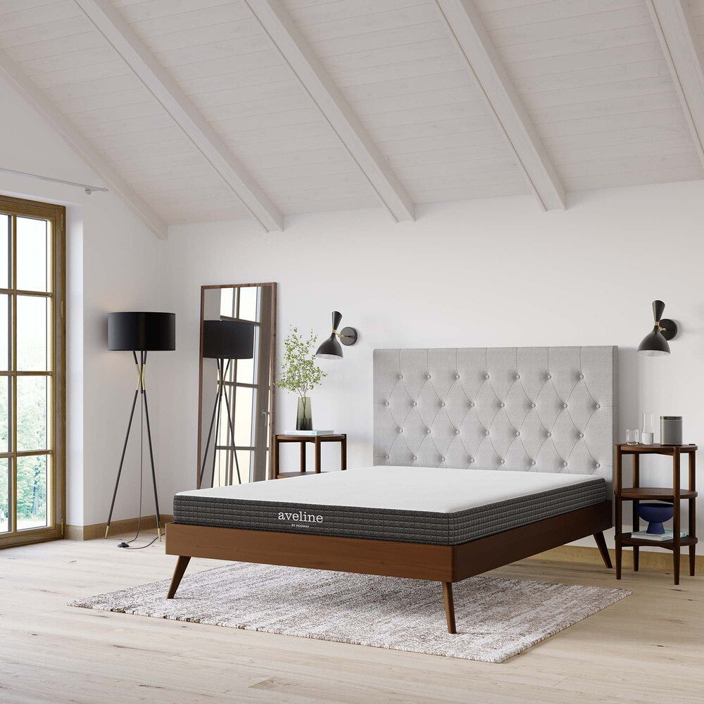 MOD-5346-WHI Aveline 6" Queen Mattress by Modway