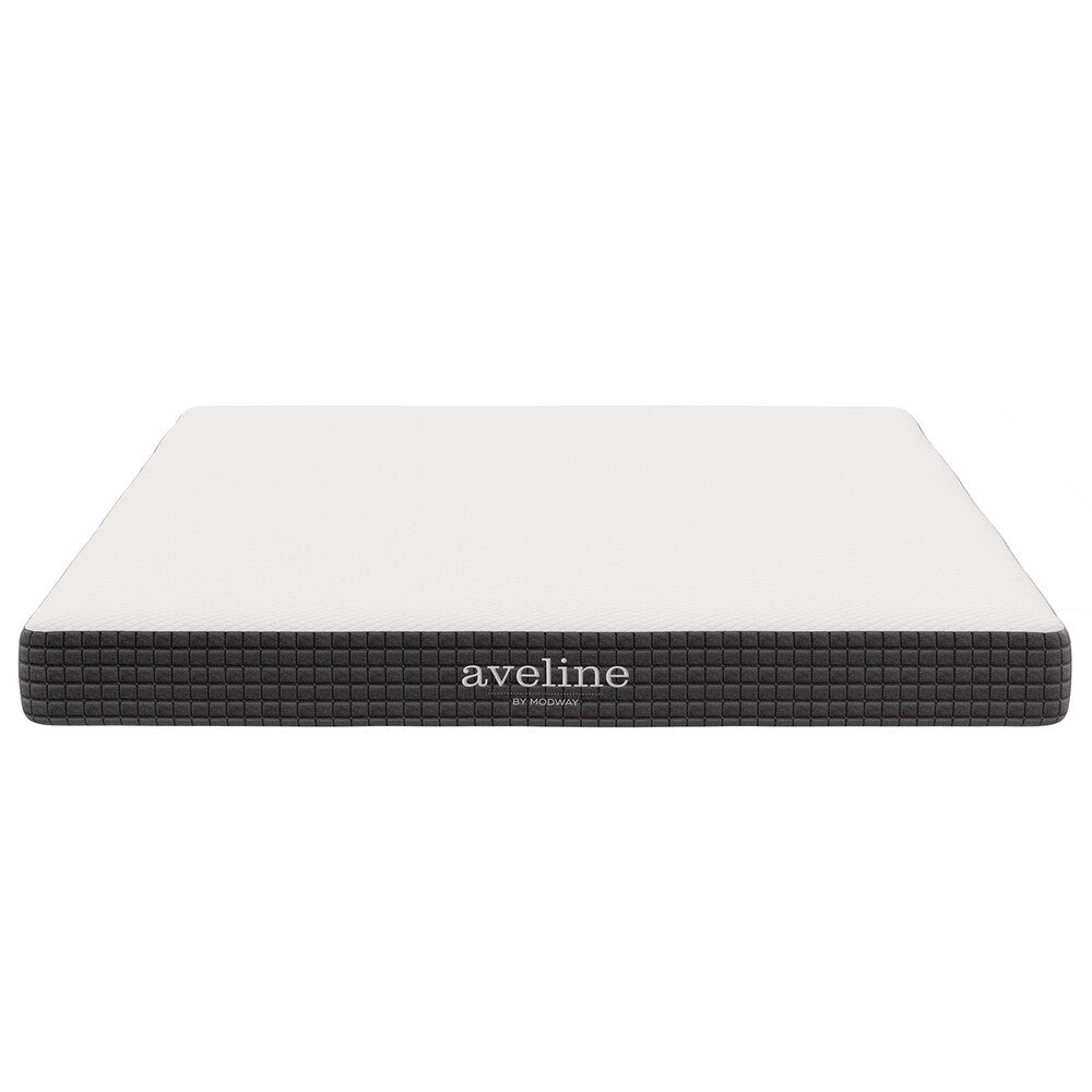 MOD-5346-WHI Aveline 6" Queen Mattress by Modway