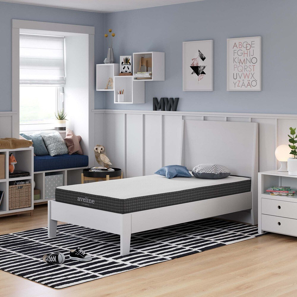 MOD-5344-WHI Aveline 6" Twin Mattress by Modway