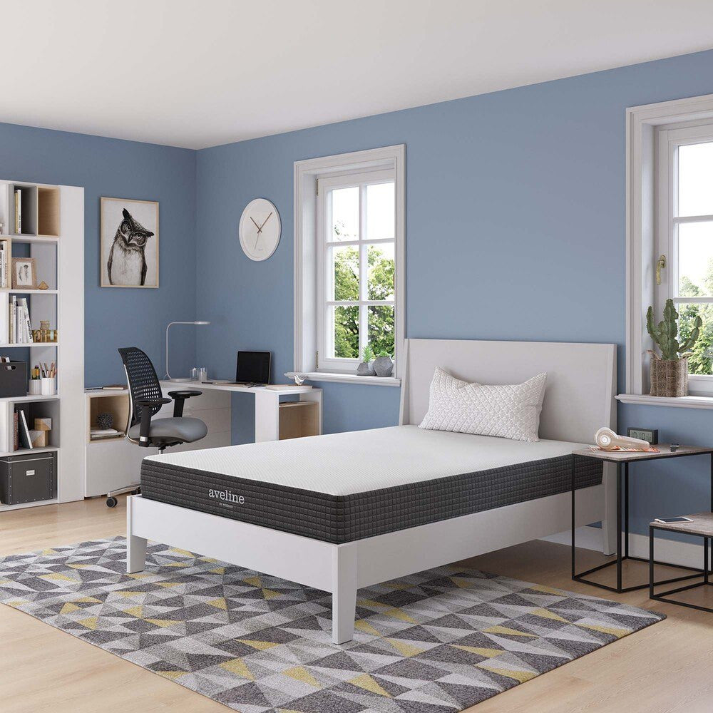 MOD-5342-WHI Aveline 8" Full Mattress by Modway