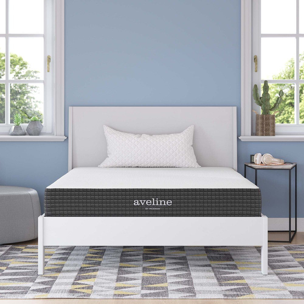 MOD-5342-WHI Aveline 8" Full Mattress by Modway