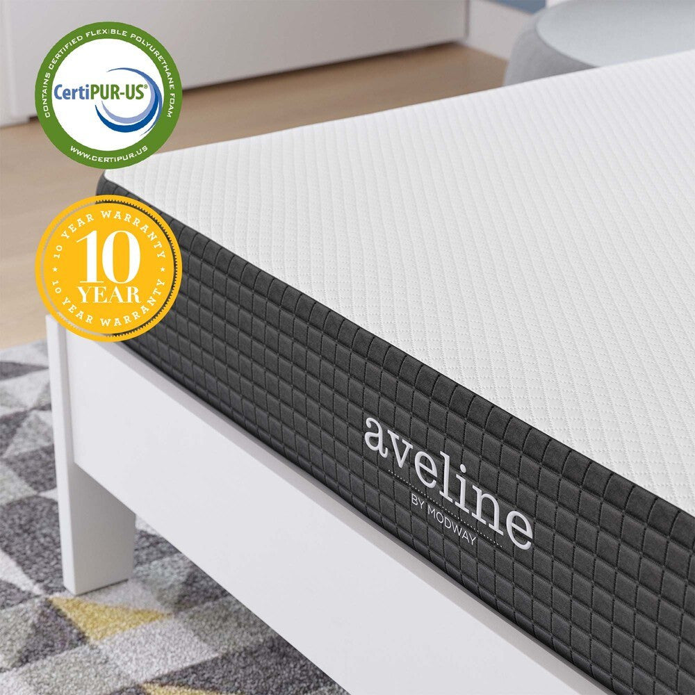 MOD-5342-WHI Aveline 8" Full Mattress by Modway