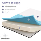MOD-5342-WHI Aveline 8" Full Mattress by Modway