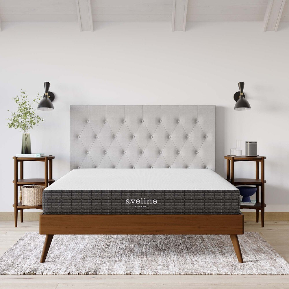 MOD-5490-WHI Aveline 8" King Mattress by Modway