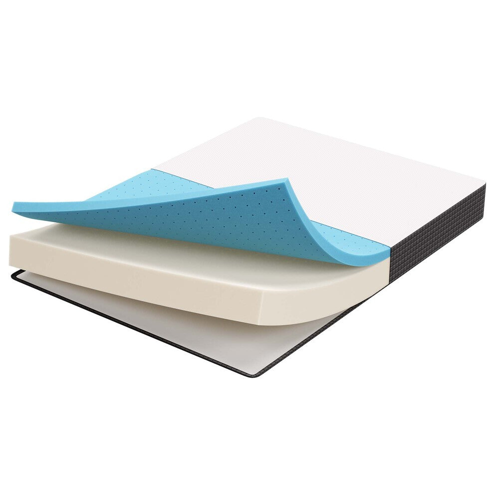 MOD-5343-WHI Aveline 8" Queen Mattress by Modway