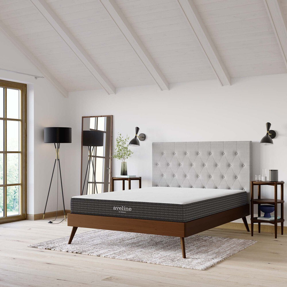 MOD-5343-WHI Aveline 8" Queen Mattress by Modway