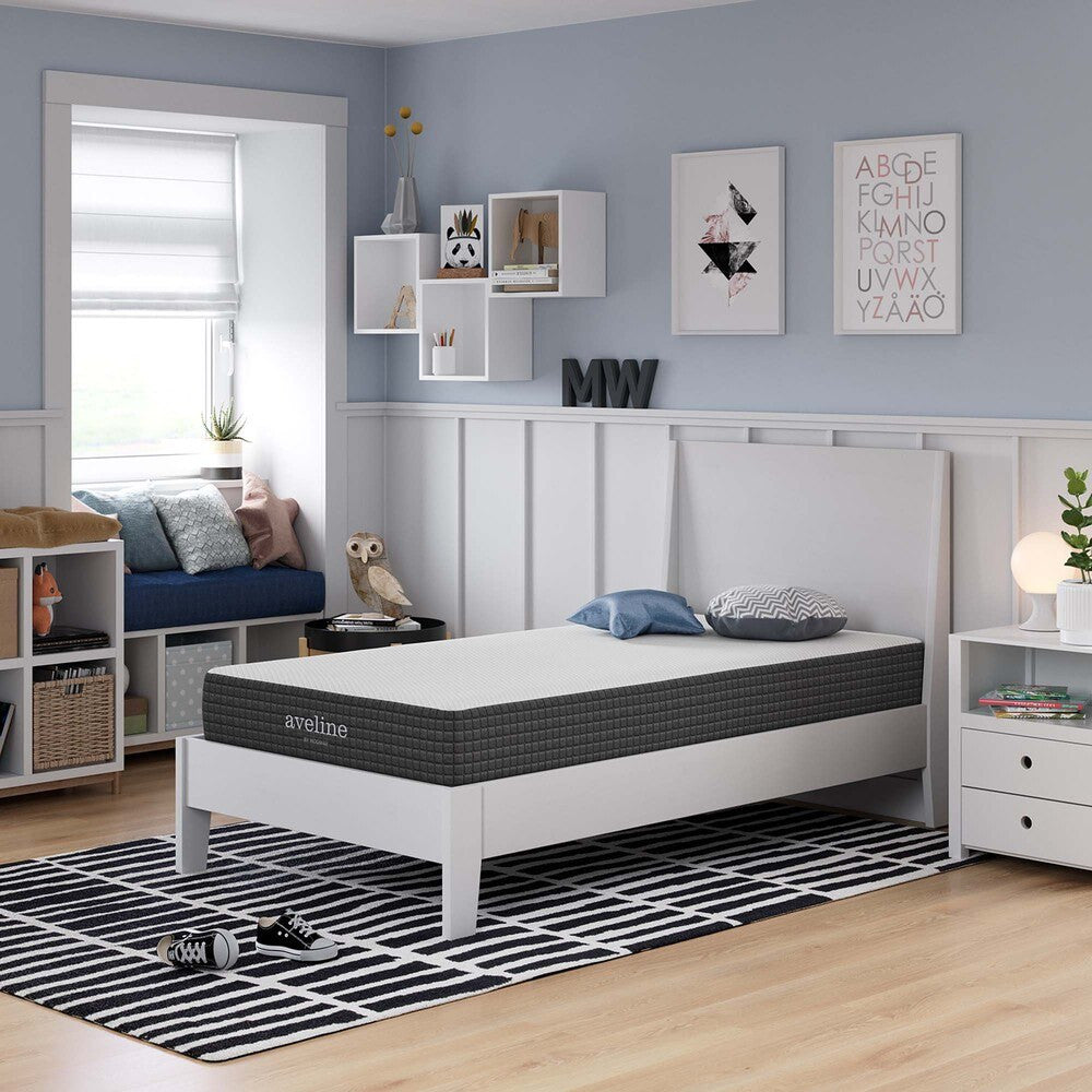 MOD-5339-WHI Aveline 8" Twin Mattress by Modway