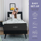 MOD-5339-WHI Aveline 8" Twin Mattress by Modway