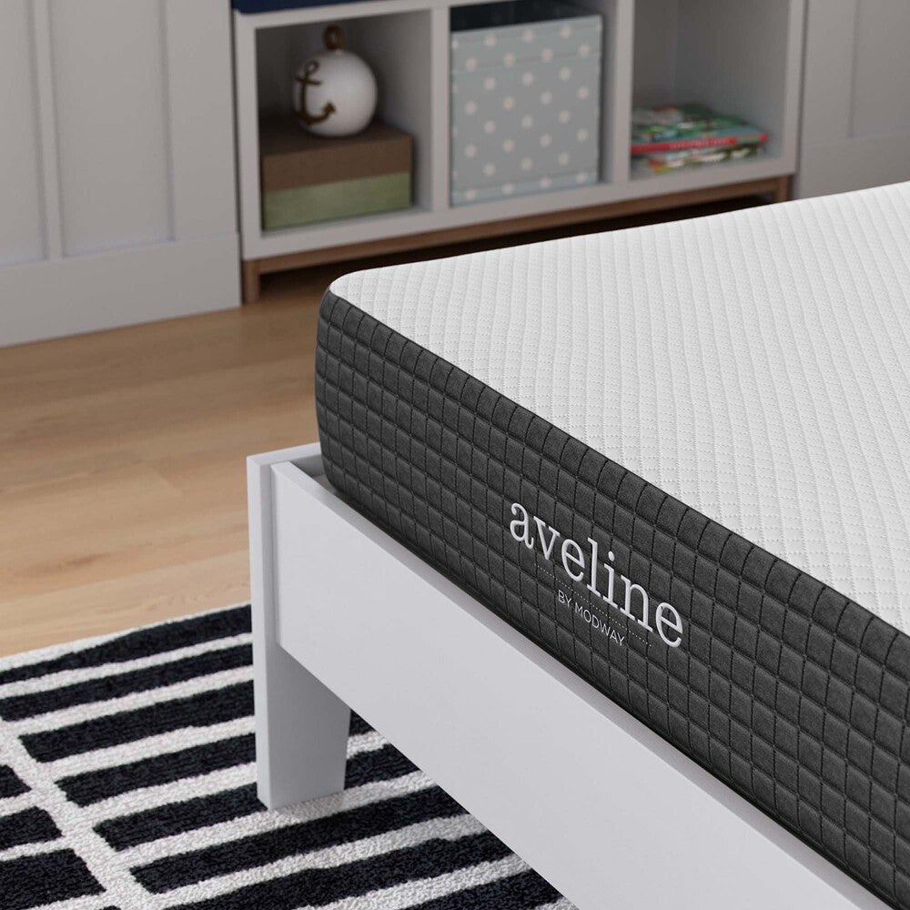 MOD-7107-WHI Aveline 8" Twin XL Mattress by Modway