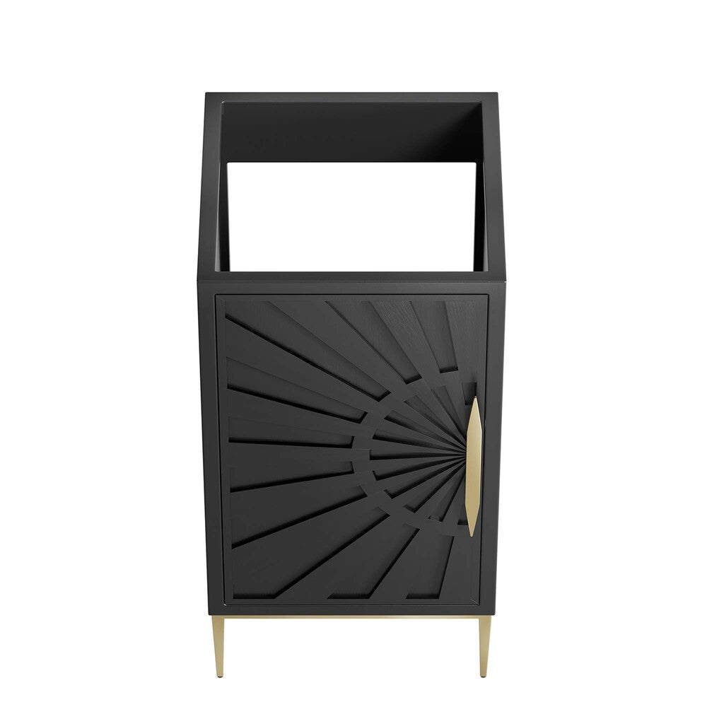 EEI-6159-BLK Awaken 18" Bathroom Vanity Cabinet by Modway