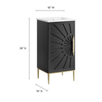 EEI-6285-WHI-BLK Awaken 18" Bathroom Vanity by Modway