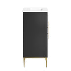 EEI-6285-WHI-BLK Awaken 18" Bathroom Vanity by Modway