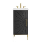 EEI-6285-WHI-BLK Awaken 18" Bathroom Vanity by Modway