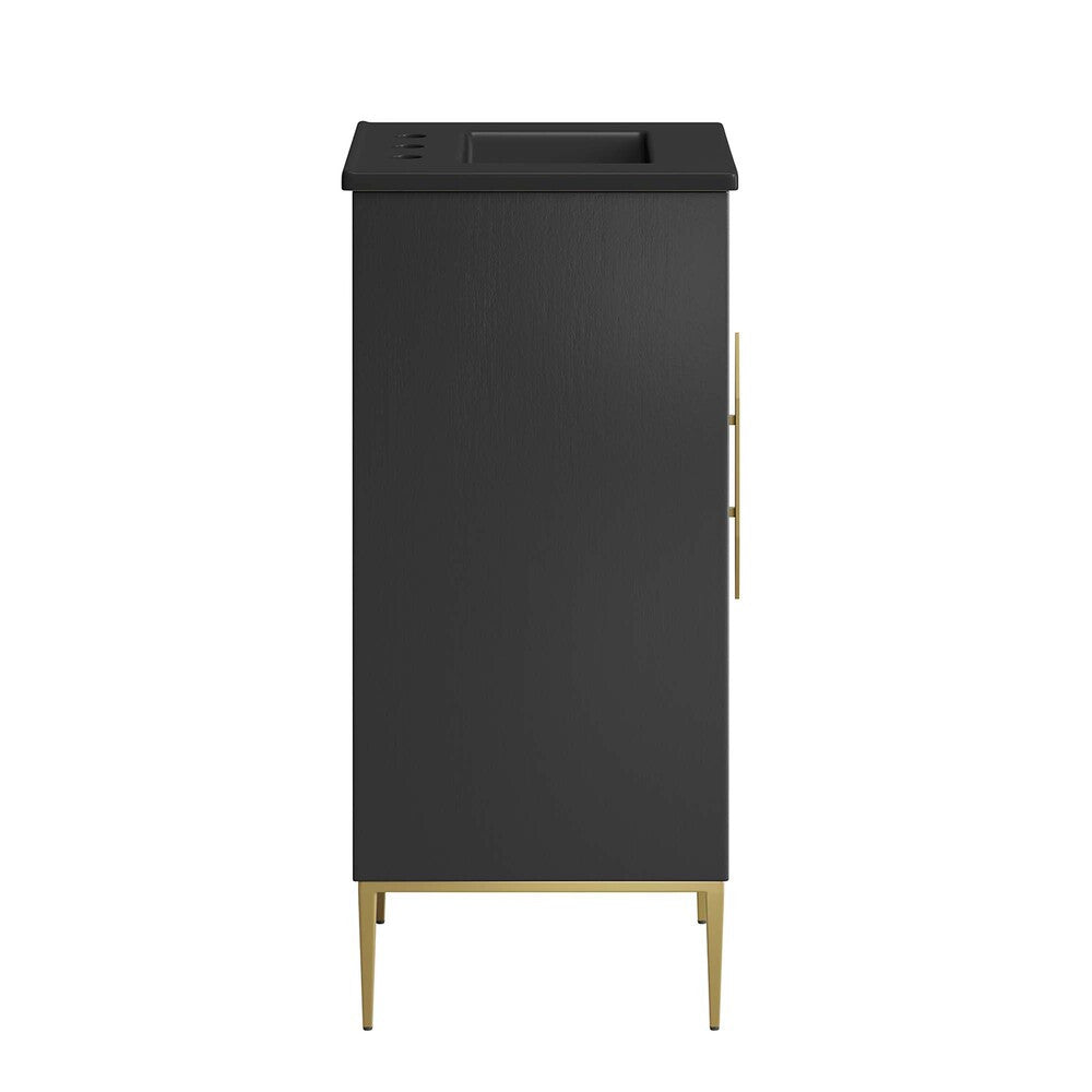 EEI-6287-BLK-BLK Awaken 18" Bathroom Vanity by Modway