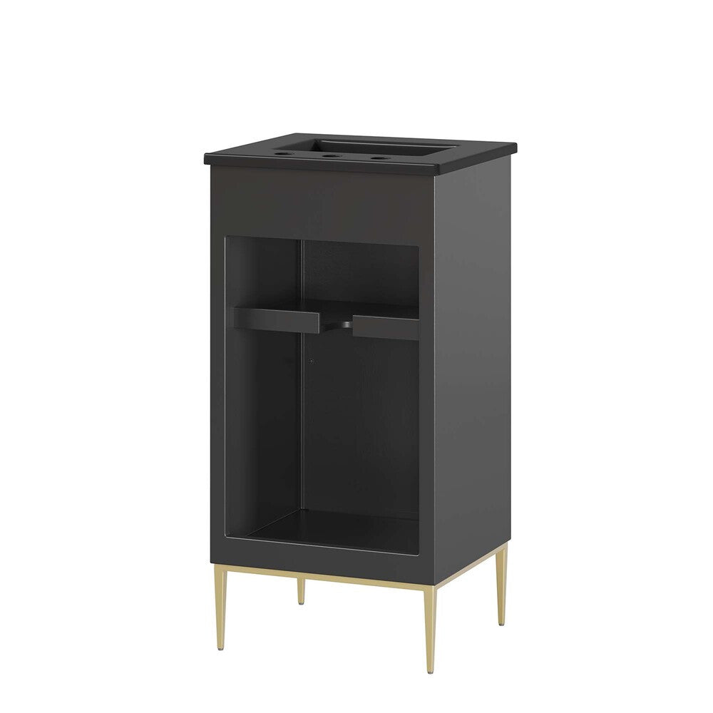 EEI-6287-BLK-BLK Awaken 18" Bathroom Vanity by Modway