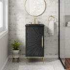 EEI-6287-BLK-BLK Awaken 18" Bathroom Vanity by Modway