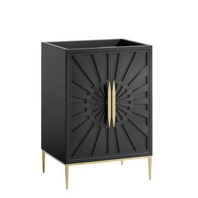 Modway EEI-6160-BLK Awaken 24" Bathroom Vanity Cabinet Black