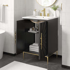 EEI-6289-WHI-BLK Awaken 24" Bathroom Vanity by Modway
