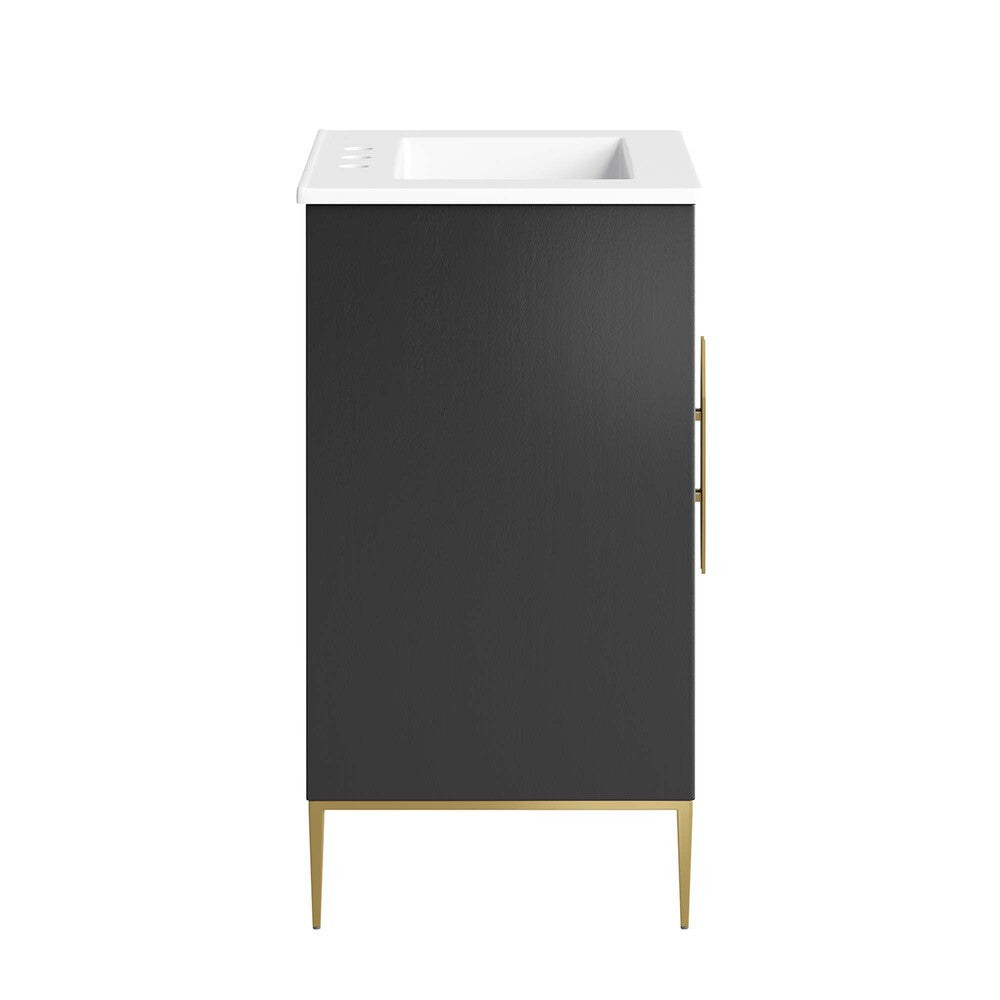 EEI-6289-WHI-BLK Awaken 24" Bathroom Vanity by Modway