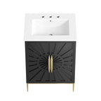 EEI-6289-WHI-BLK Awaken 24" Bathroom Vanity by Modway