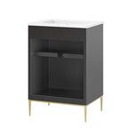 EEI-6289-WHI-BLK Awaken 24" Bathroom Vanity by Modway