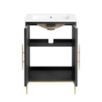 EEI-6289-WHI-BLK Awaken 24" Bathroom Vanity by Modway