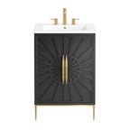 EEI-6289-WHI-BLK Awaken 24" Bathroom Vanity by Modway