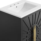 EEI-6289-WHI-BLK Awaken 24" Bathroom Vanity by Modway