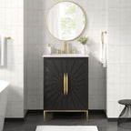 EEI-6289-WHI-BLK Awaken 24" Bathroom Vanity by Modway