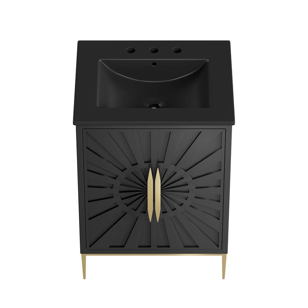 EEI-6291-BLK-BLK Awaken 24" Bathroom Vanity by Modway