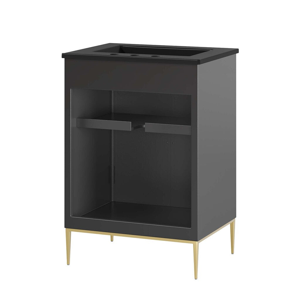 EEI-6291-BLK-BLK Awaken 24" Bathroom Vanity by Modway