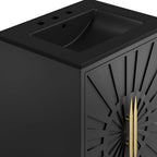 EEI-6291-BLK-BLK Awaken 24" Bathroom Vanity by Modway