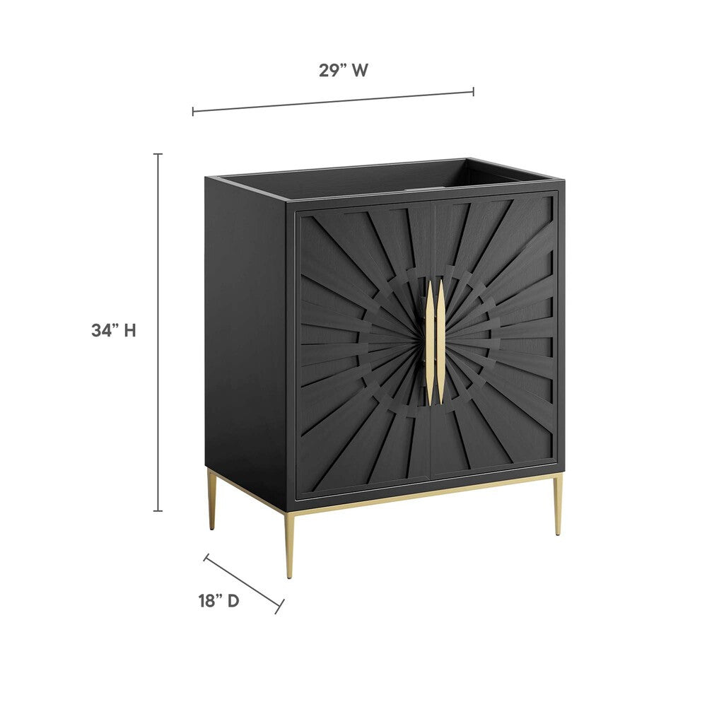 EEI-6161-BLK Awaken 30" Bathroom Vanity Cabinet by Modway