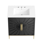 EEI-6293-WHI-BLK Awaken 30" Bathroom Vanity by Modway
