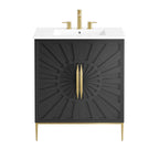 EEI-6293-WHI-BLK Awaken 30" Bathroom Vanity by Modway