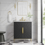 EEI-6293-WHI-BLK Awaken 30" Bathroom Vanity by Modway