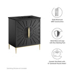 EEI-6295-BLK-BLK Awaken 30" Bathroom Vanity by Modway