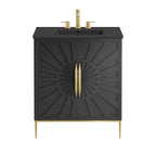 EEI-6295-BLK-BLK Awaken 30" Bathroom Vanity by Modway