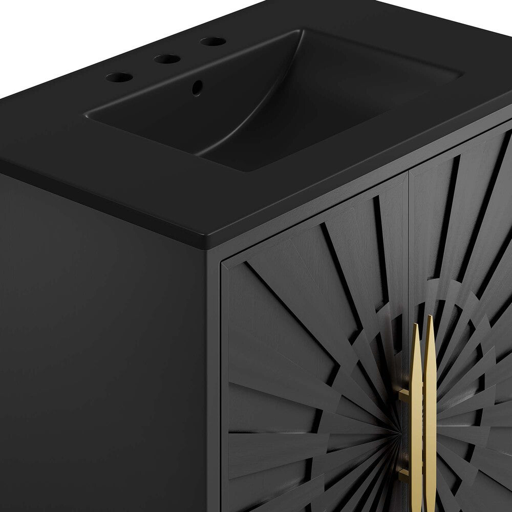EEI-6295-BLK-BLK Awaken 30" Bathroom Vanity by Modway