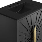 EEI-6295-BLK-BLK Awaken 30" Bathroom Vanity by Modway
