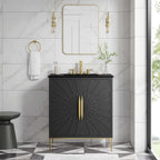 EEI-6295-BLK-BLK Awaken 30" Bathroom Vanity by Modway