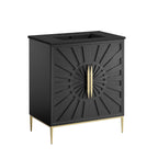EEI-6295-BLK-BLK Awaken 30" Bathroom Vanity by Modway