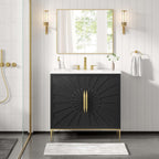 EEI-6297-WHI-BLK Awaken 36" Bathroom Vanity by Modway