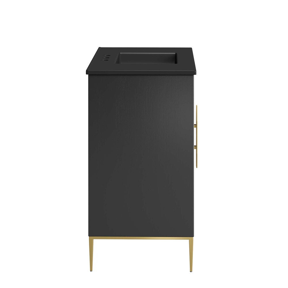 EEI-6299-BLK-BLK Awaken 36" Bathroom Vanity by Modway