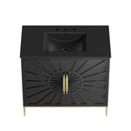 EEI-6299-BLK-BLK Awaken 36" Bathroom Vanity by Modway